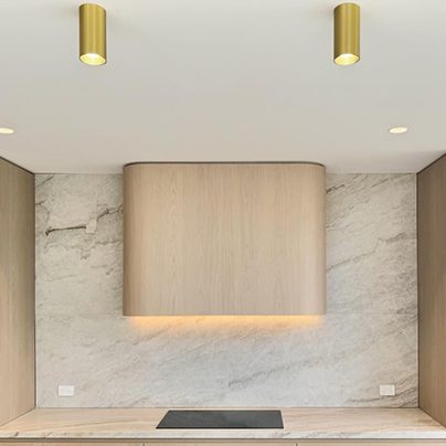 Brand-new kitchen lighting installation