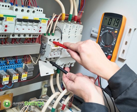Electrician performing electrical fault finding in Sydney