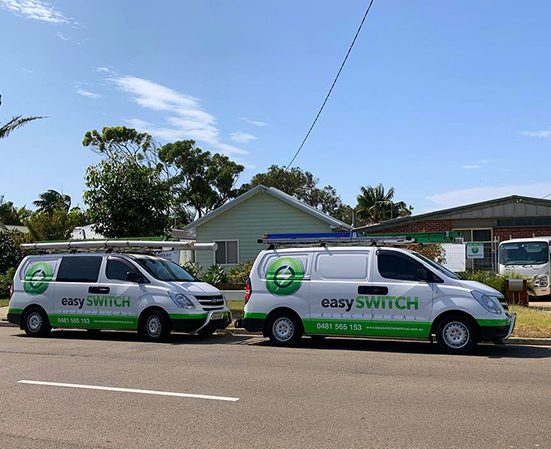 The Easy Switch Electrical vans ready to respond to emergency callouts