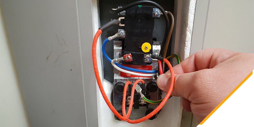 Repairing a hot water system